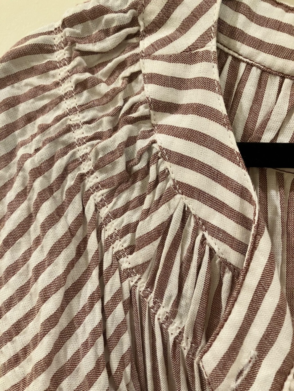 Max Studio Brown Striped Maxi Dress Medium w Pockets
